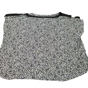 Layla Womens T-Shirt Multicolor Size 2X Cotton Cap Sleeve Pullover